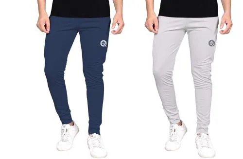 KAFF Mens Sportswear Track pant-Pack of 2pcs- Navy,OffWhite