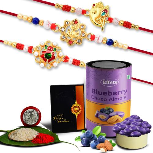 Buy Truswag Multicolor Assorted Rakhi Set (Pack Of 8) Online at Best ...