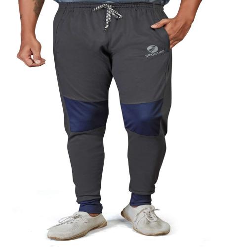 SPORTIDO Joggers Track Pant for Mens with Side Pockets Stylish Regular Fit Lower for Sports Gym & Daily Wears 7 (Charcoal) Size : L