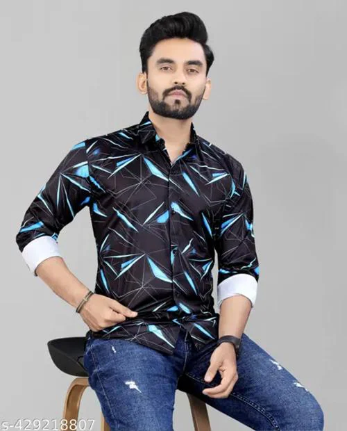 OCtaviAN Mens Full Sleeve Lycra Shirt 431-XL