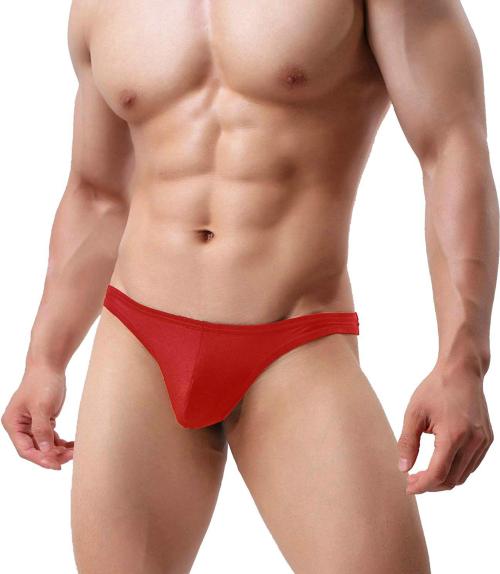 The Blazze Men Red Cotton Lycra Brief (S)