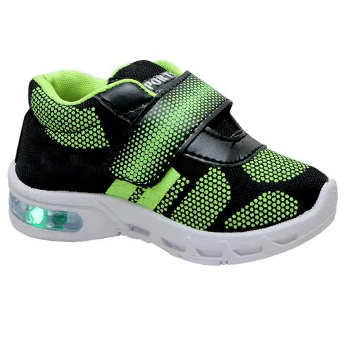 SMARTOTS Kids Multicolor LED Light Sports Shoes for Baby Boys/Girls L-4