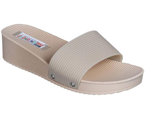 Darling Deals Women Slides (Beige)size 5