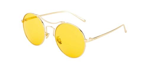 Ted Smith Uv Protection Aviator Yellow Sunglasses (Men And Women)