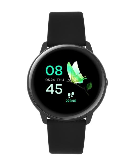 French Connection R3 ( Color : Black ) Touch screen Unisex Metal case Smartwatch with Heart rate & Blood pressure monitoring,upto 10 days active battery life (R3-D)