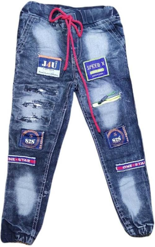 Gs enterprise Fashion Boys Blue Denim Jeans (4 - 5 Years)
