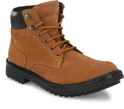 2N2 Tan Genuine Leather Men Boots UK 10