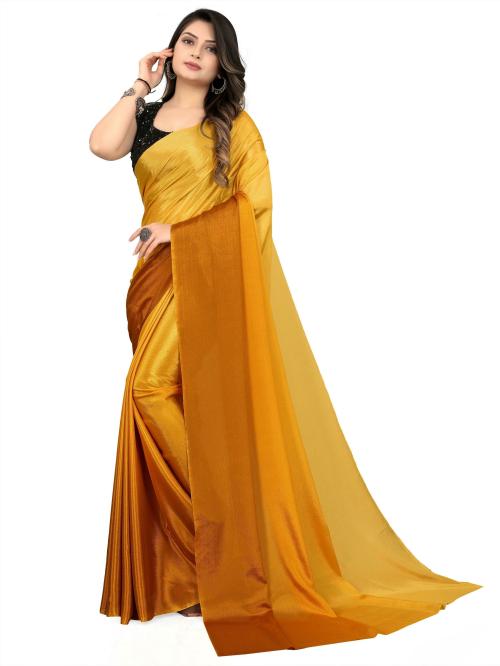 Tereza Women Yellow Ombre Chiffon Saree