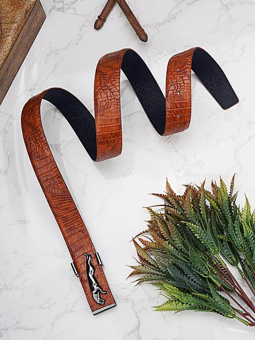 Kastner Stylish Jaguar Push Pin Buckle Belt