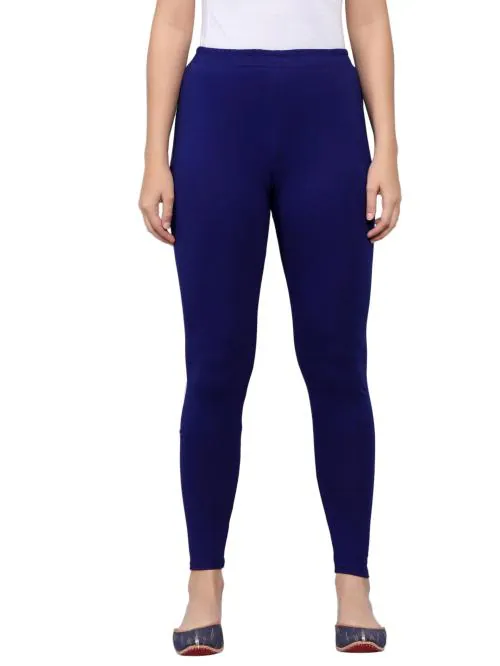 NGT Royal Blue Super Soft Cotton Ankle Length Leggings for Women And Girls (4XL)