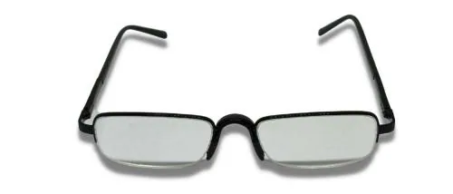 eyenaks Full Rim Rectangle Reading Glasses for Men and Women round black Optical Power