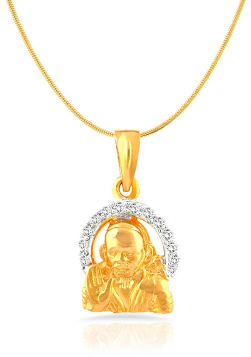 Buy Mahi GoldPlated Brass Alloy Pendant For Women (Ps1101496G) Online