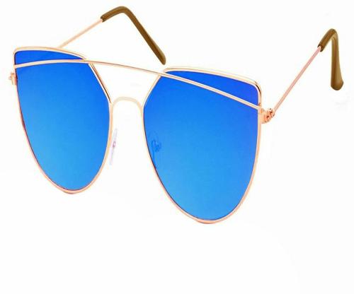 Elligator UV Protection Aviator Full Frame Blue Sunglasses For Men