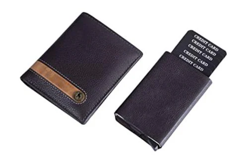 Hide And Skin Brown, Tan Madrid Leather Unisex Wallet (SJ-102)