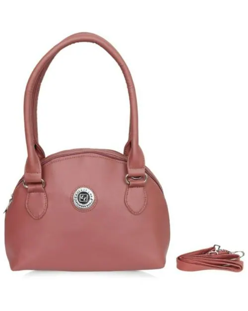 LL LEATHER LAND DESIGNER BAGS Pink Artificial Leather Handbag