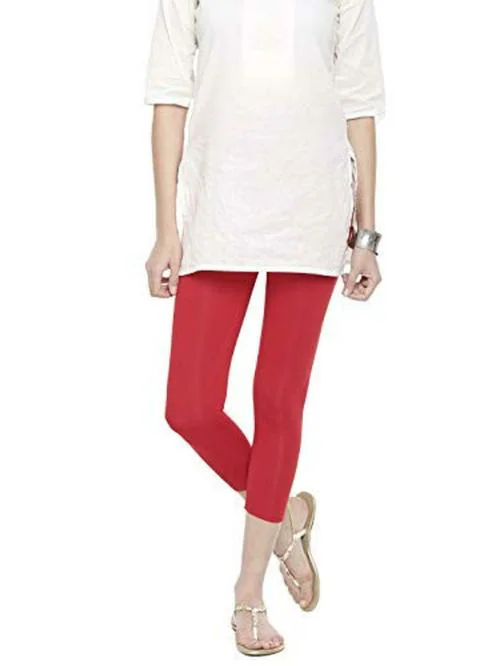 De Moza Women Solid Viscose Leggings JioMart