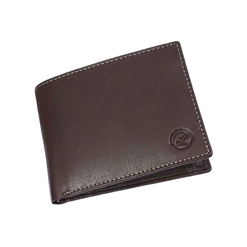LIMERENCE Premium Soft Top-Grain Genuine Leather RFID Protected Wallet For Men-Brown