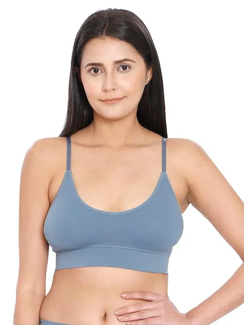 ILRASO VICTORIA SPORTS BRA | ACTIVEWEAR BRA | REMABLE PADDING | LIGHTLY PADDED | BLUE