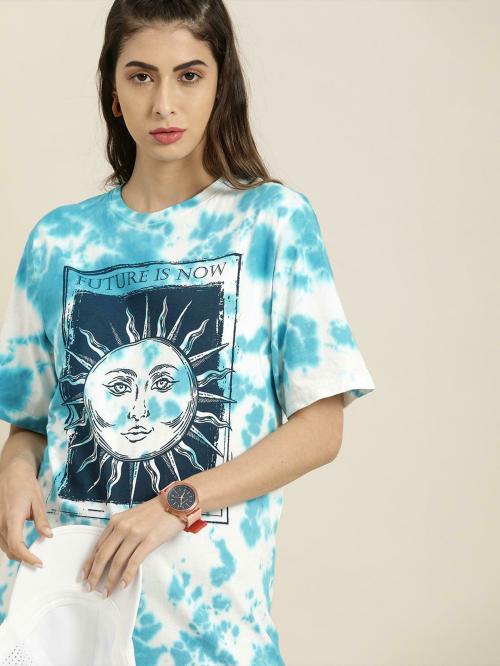 Dillinger Women's Oversized Tie & Dye T-Shirt