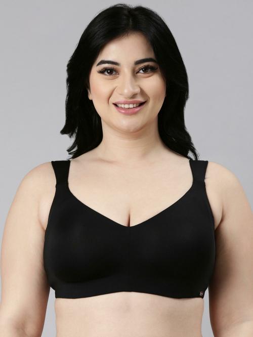 Enamor F121 Ultimate Smoothening Full Support Bra for Women- Full Coverage, Non Padded and Wirefree