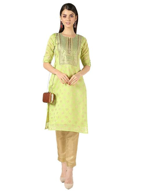 Buy Bani Women Light Green Kurta Set Online at Best Prices in India JioMart.