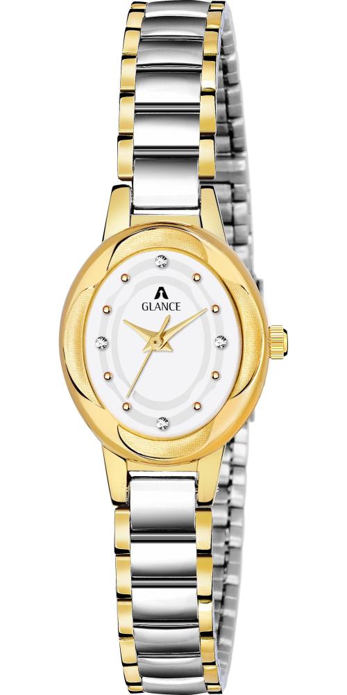 Aglance Analog White Dial Multi-color Strap Watch for Women & Girls (T23/TT)