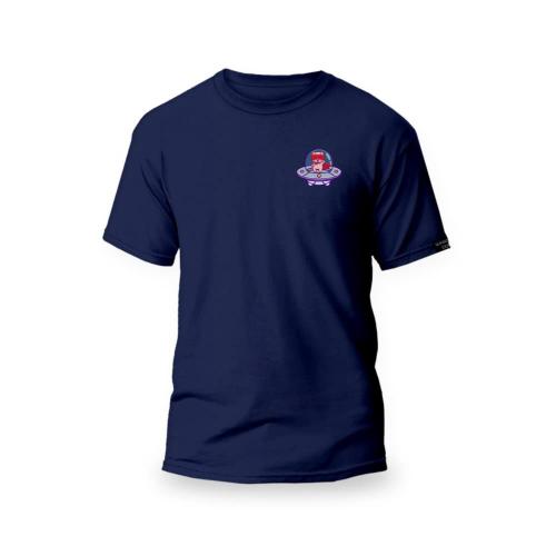 Whats Down Men And Women Navy Pig In A Spaceship Cotton T-Shirt (M)