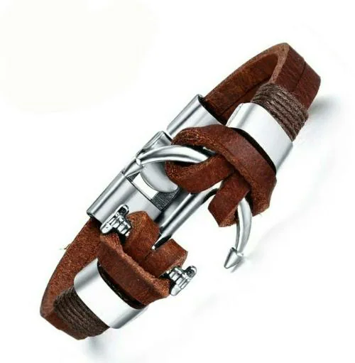 University Trendz Leather Bracelet For Boys