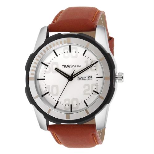 Timesmith Analog White Watch For Men (Tsc-017)