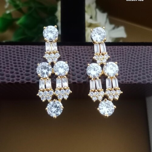 ZEELLO Earring under 500 | Women Jewellery Valentine Collection Zircon Fancy Party Wear Earrings