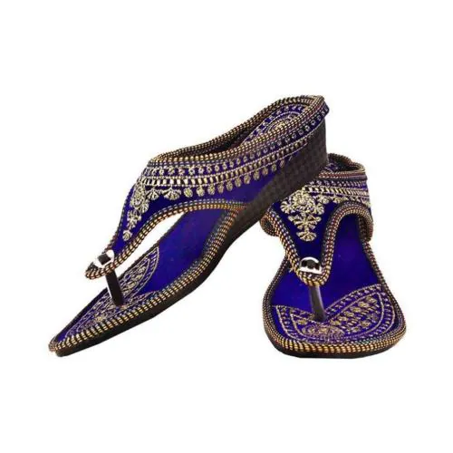 Rajeraj Women Blue Flat