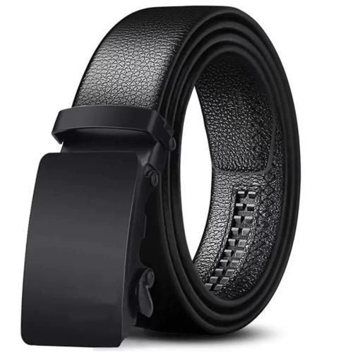 KIMY Men Black Color Good Quality PU Leather Belt For Men & Boys l Formal Casual Party Wear Belts Buckle l Latest Stylish Design l Modern And Fashionable Unique & Trendy Fancy Artificial Leather Belt | 44 Inches Length | Waist Upto -34
