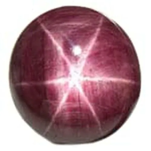 Feel Touch Mart Old Burma Mine Star Ruby Stone Star Ruby 7.50 Carat Original Certified High Rated & Pure Suryakant Mani Stone Natural Earth Mine Manikya 8 Ratti Gemstone For Men & Women By