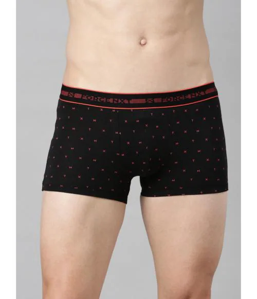 FORCE NXT Men's Assorted Self Design 100% Cotton Trunks