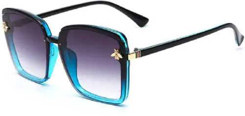 PIRASO UV Protection Over-sized Full-frame Purple Sunglasses (Women) - Large