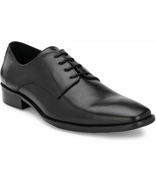 Carlo Romano by Wasan Shoes Stylish Design Formal officewear Shoe Derby For Men (Black)