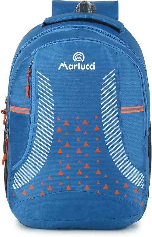 Martucci Waterproof School Bags for Boys and Girls 30L-Scl-Star-Airport Blue