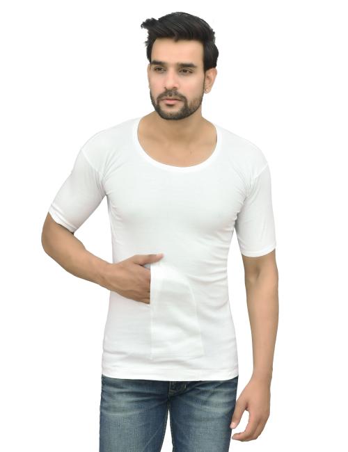 UNDERLOOP Mona Interlock Pocket Vest for Men and Boys Pack of 1