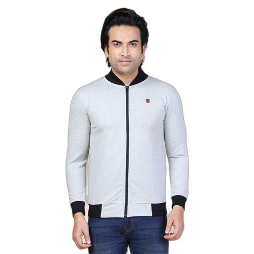 Palm Island Mens Bomber Jacket|Grey Melange (S)