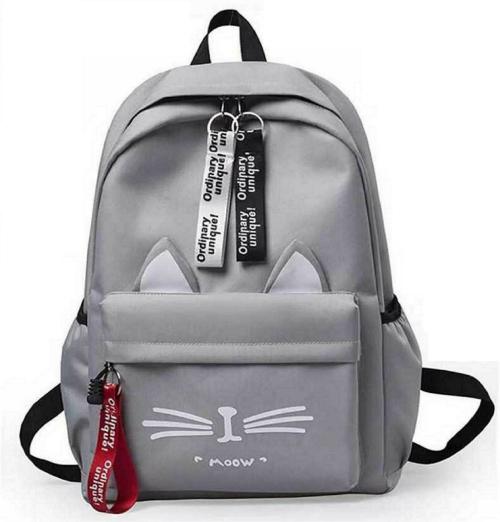 RDP Grey PU School Bags 25 L