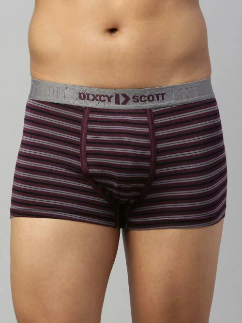 Dixcy Scott Maximus Men's Multicolor Striped Cotton Lycra Trunks