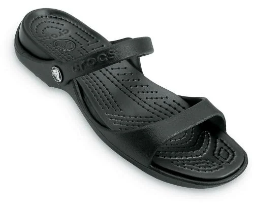 Crocs Cleo Black Sandals For Womens