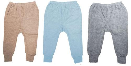 PURSUE FASHION Unisex Kids Winter Wear Thermal Pant for kids Innerwear Top & Full Pant Woolen Warmer for Girls Boys, Kids Unisex Body Warmer (Mulit) (Pack of 3) (0 - 6 Months)