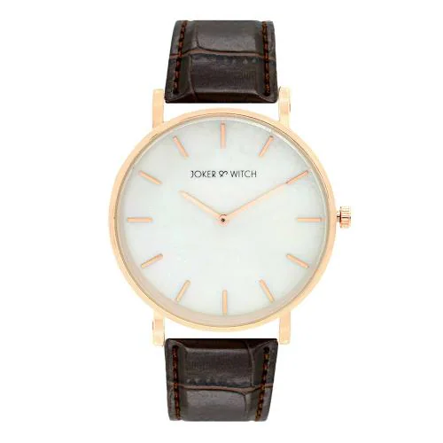 Joker & Witch White Analog Watch For Men