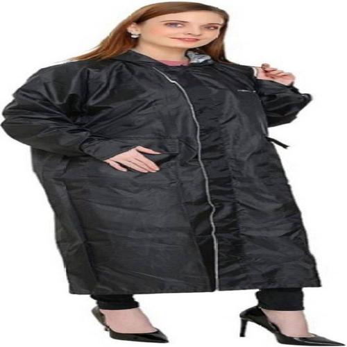 Buy YOUTH ROBE Women Black Solid Polyester Raincoat XXL Online at
