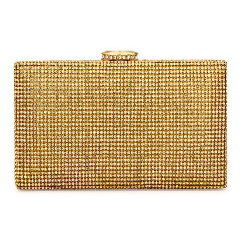 Tooba Handicraft Diamond Women Designer Clutch Bag With Chain Strap