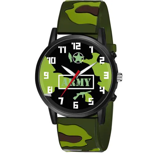 SWISSTYLE ARMY STYLE GREEN ANALOG WATCH FOR MEN