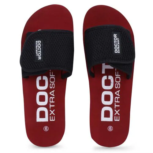 DOCTOR EXTRA SOFT Women's Maroon House Slippers