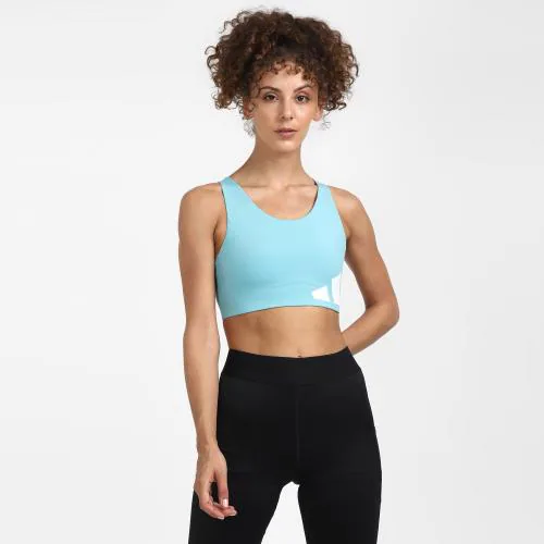Adidas Women ULT ALPHA 3BAR Green Training Bra