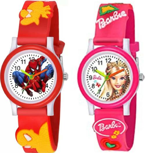 Zuperia New Kids Analog Watch For Boys And Girls - Pack of 2
